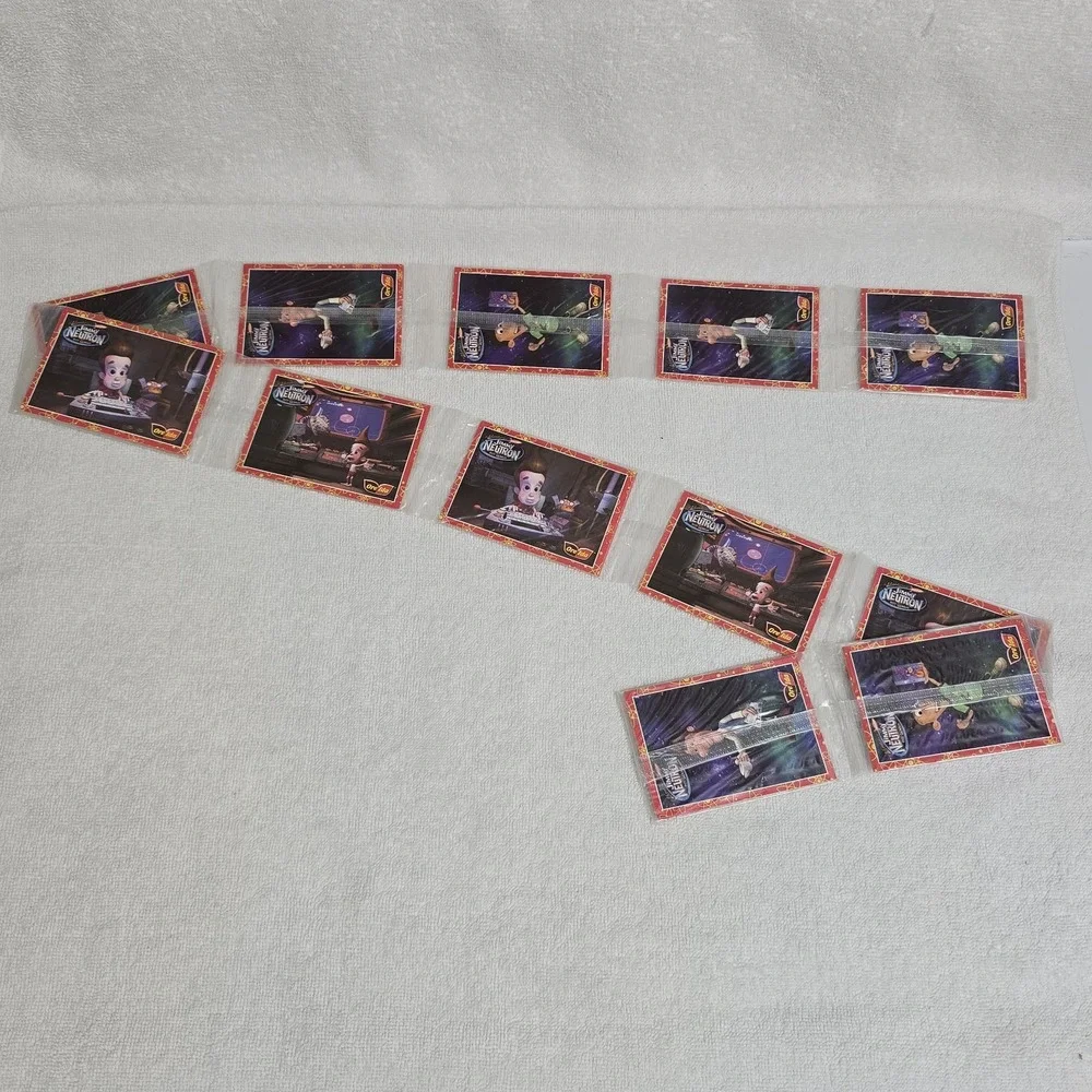 2002 Jimmy Neutron Ore-Ida Promo Cards Sealed 12 Pack Strip Lot 24 Cards NOS